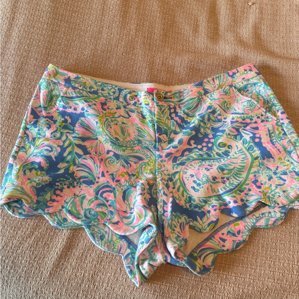 Lilly Pulitzer Blue and Pink Shorts